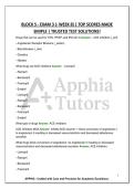 BLOCK 5 - EXAM 3 &lpar;- WEEK 8&rpar; &vert; TOP SCORES MADE SIMPLE &vert; TRUSTED TEST SOLUTIONS&excl;