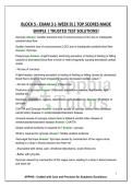 BLOCK 5 - EXAM 3 &lpar;- WEEK 9&rpar; &vert; TOP SCORES MADE SIMPLE &vert; TRUSTED TEST SOLUTIONS&excl;