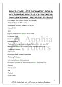 BLOCK 5 - EXAM 2 - POST QUIZ CONTENT &comma; BLOCK 5 - QUIZ 5 CONTENT &comma; BLOCK 5 - QUIZ 6 CONTENT&vert; TOP SCORES MADE SIMPLE &vert; TRUSTED TEST SOLUTIONS&excl;