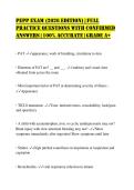 PEPP Exam &lpar;2026 Edition&rpar; &vert; Full Practice Questions with Confirmed Answers &vert; 100&percnt; Accurate &vert; Grade A&plus;