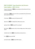 BKAT ICU&sol;BKAT  Exam Questions and Answers  latest Update &vert; 100&percnt; Correct  