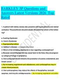 BARKLEY 3P Questions and Answers Latest Versions 2026 Top Rated