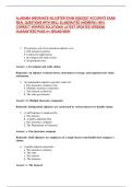 ALABAMA INSURANCE ADJUSTER EXAM 2026&sol;2027 ACCURATE EXAM  REAL QUESTIONS WITH WELL ELABORATED ANSWERS &lpar;100&percnt; CORRECT VERIFIED SOLUTIONS&rpar; LATEST UPDATED VERSION&vert; GUARANTEED PASS A&plus;&vert; BRAND NEW&excl; 