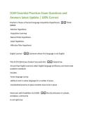 D169 Essential Practices Exam Questions and  Answers latest Update &vert; 100&percnt; Correct  