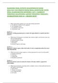 ALABAMA REAL ESTATE SALESPERSON EXAM  2026&sol;2027 ACCURATE EXAM REAL QUESTIONS WITH WELL ELABORATED ANSWERS &lpar;100&percnt; CORRECT VERIFIED SOLUTIONS&rpar; LATEST UPDATED VERSION&vert; GUARANTEED PASS A&plus;&vert; BRAND NEW&excl;   