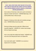 CAISS &ndash; HEAD LATEST EXAM LATEST 2026-2027 ACTUAL EXAM  WITH COMPLETE QUESTIONS AND CORRECT DETAILED ANSWERS  &lpar;100&percnt; VERIFIED ANSWERS&rpar; &vert;ALREADY GRADED A&plus;&vert; &vert;&vert;PROFESSOR  VERIFIED&vert;&vert; &vert;&vert;BRANDNEW&excl;&excl;&excl;&vert;&vert; 