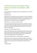 Penal Code Scenarios Part 2 Chapter 10 Exam  Questions and Answers latest Update &vert; 100&percnt;  Correct  
