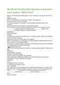 NR 449 wk7 Practice Exam Questions and Answers  latest Update &vert; 100&percnt; Correct  