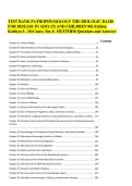 TEST BANK PATHOPHYSIOLOGY THE BIOLOGIC BASIS FOR DISEASE IN ADULTS AND CHILDREN 8th Edition Kathryn L&period; McCance&comma; Sue E&period; HUETHER Questions and Answers 