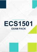 ECS1501 Exam Pack 2026  - Distinction Guaranteed