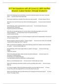 CCT Test Questions with all Correct & 100&percnt; Verified Answers &vert;Latest Version &vert;Already Graded A&plus;