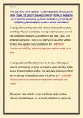FNP 652 FINAL EXAM VERSION 3 LATEST 2026-2027 ACTUAL EXAM  WITH COMPLETE QUESTIONS AND CORRECT DETAILED ANSWERS  &lpar;100&percnt; VERIFIED ANSWERS&rpar; &vert;ALREADY GRADED A&plus;&vert; &vert;&vert;PROFESSOR  VERIFIED&vert;&vert; &vert;&vert;BRANDNEW&excl;&excl;&excl;&vert;&vert; GRAND CANYON UNIVERSITY  