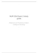NUR 254 Exam 2 Study Guide&colon; Postpartum Care & Newborn Nursing &vert; Galen College of Nursing Maternal Newborn Review