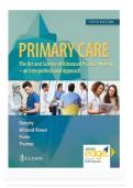 Primary Care&colon; Art and Science of&period; Advanced Practice Nursing - An&period; Interprofessional Approach Test&period; Bank 5 th Edition&period; TEST&period; BANK&period;