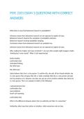 PSYC 2101 EXAM 1 QUESTIONS WITH CORRECT ANSWERS