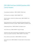 PSYC 2081 Final Exam &lpar;UNSW&rpar; Questions With Correct Answers 