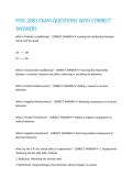 PSYC 2081 EXAM QUESTIONS WITH CORRECT ANSWERS 