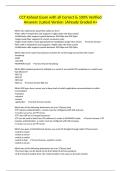 CCT Kahoot Exam with all Correct & 100&percnt; Verified Answers &vert;Latest Version &vert;Already Graded A&plus;