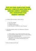 PSYC 365 FINAL EXAM STUDY GUIDE  2026&sol;2027 COMPLETE QUESTIONS WITH  VERIFIED CORRECT ANSWERS &vert;&vert;  100&percnt; GUARANTEED PASS  <NEWEST VERSION> 