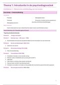 Samenvatting psychodiagnostiek &rsquo;25 &lpar;inclusief teksten-