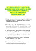 CITI TRAINING EXAM STUDY GUIDE  2026&sol;2027 COMPLETE QUESTIONS WITH  VERIFIED CORRECT ANSWERS &vert;&vert;  100&percnt; GUARANTEED PASS  <NEWEST VERSION> 