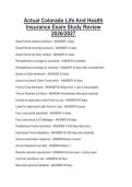 Actual Colorado Life And Health Insurance Exam Study Review 2026&sol;2027