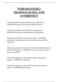 NURS 615 EXAM 2   PHARMACOLOGY AND  ANTIBIOTICS  QUESTIONS AND ANSWERS 2026