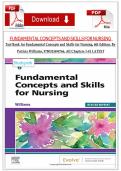 Test Bank For Fundamental Concepts And Skills For Nursing 6th Edition By Williams&period; Chapter 1 to 41 covered ISBN&colon;9780323694773