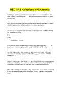 MED GAS Questions and Answers&period;