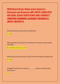 RCIS Board Exam Study notes based on  Glowacki and Sommers MP3 WITH COMPLETE  600 REAL EXAM QUESTIONS AND CORRECT  VERIFIED ANSWERS&sol; ALREADY GRADED A&plus;  &lpar;MOST RECENT&excl;&excl;&rpar;