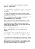 NOS 120 MIDTERM QUESTIONS WITH VERIFIED ACCURATE ANSWERS