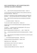NOS 120 MIDTERM ALL SETS QUESTIONS WITH VERIFIED ACCURATE ANSWERS
