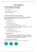 Samenvatting Flow Marketing eerste jaar marketing KDG