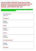 PPL EOC & STAGE 2 EXAM 2026 Exam Actual Complete  Questions And Correct Answers &lpar;Verified Answers&rpar; Already  Graded A&plus; &vert; Guaranteed Success&excl;&excl; Newest Exam &vert; Just  Released&excl;&excl; LATEST UPDATE&excl;&excl;&excl; 2026 -2027   