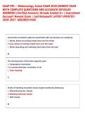CAAP PPL &ndash; Meteorology Actual EXAM 2026NEWEST EXAM  WITH COMPLETE QUESTIONS AND ACCURATE DETAILED  ANSWERS&lpar;Verified Answers&rpar; Already Graded A&plus; &vert; Guaranteed  Success&excl;&excl; Newest Exam &vert; Just Released&excl;&excl; LATEST UPDATE&excl;&excl;&excl;  2026-2027  ASSURED PASS