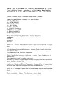 SPI EXAM EDELMAN- ULTRASOUND PHYSICS 1-3&sol;24 QUESTIONS WITH VERIFIED ACCURATE ANSWERS
