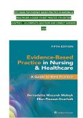 TEST BANK FOR EVIDENCE-BASED PRACTICE IN NURSING & HEALTHCARE A GUIDE TO BEST PRACTICE 5TH EDITION CHAPTER 1 - 23 COMPLETE QUESTIONS AND CORRECT ANSWERS 2026
