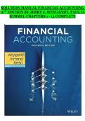 Financial Accounting &lpar;11th Edition&rpar; by Jerry J&period; Weygandt & Paul D&period; Kimmel &ndash; Complete Solution Manual Chapters 1&ndash;13