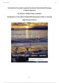 Test Bank for Varcarolis Canadian Psychiatric Mental Health Nursing&colon; A Clinical Approach by Cheryl L&period; Pollard & Sonya L&period; Jakubec &vert; ISBN 9780323778794 &vert; Complete Chapters 1&ndash;35 Exam Questions with Verified Answers and Rationales  