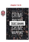 Crime Analysis with Crime Mapping 4th Edition &lpar;PDF&rpar; &ndash; Rachel Boba Santos &ndash; Test Bank &lpar;Chapters 1&ndash;16&rpar;
