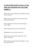 NJ STATE BOARD ESTHETICS EXAM 2 ACTUAL PAPER 2026 QUESTIONS WITH SOLUTIONS GRADED A&plus;
