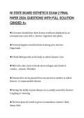 NJ STATE BOARD ESTHETICS EXAM 2 FINAL PAPER 2026 QUESTIONS WITH FULL SOLUTION GRADED A&plus;