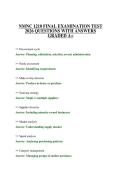NMNC 1210 FINAL EXAMINATION TEST 2026 QUESTIONS WITH ANSWERS GRADED A&plus;