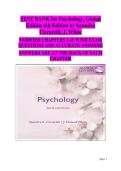Complete Assessment Resource for Psychology&comma; 6th Global Edition &ndash; Extensive Multiple-Choice and Exam Practice Questions