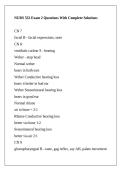NURS 532 Exam 2 Questions With Complete Solutions