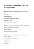 NP 235 QUIZ 6 COMPREHENSIVE TEST 2026 TESTED QUESTIONS