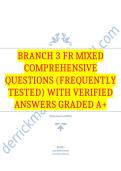Branch 3 - Termite &lpar;CA&rpar; Comprehensive Questions &lpar;Frequently Tested&rpar; with Verified Answers Graded A&plus;
