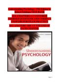 Comprehensive Chapter-by-Chapter Exam Prep Companion for Understanding Psychology &lpar;15th Edition&rpar;&colon; Fully Verified Test Bank with Detailed Solutions for Chapters 1&ndash;17