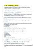 ACBIS exam outline &vert;&vert; A&plus; Graded&period;