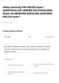  Wilkes University FNP NSG554 Exam 1 QUESTIONS AND VERIFIED SOLUTIONS &vert;2026 EXAM &vert; ELABORATED &DETAILED ANSWERS&excl;&excl; NSG 554 exam 1